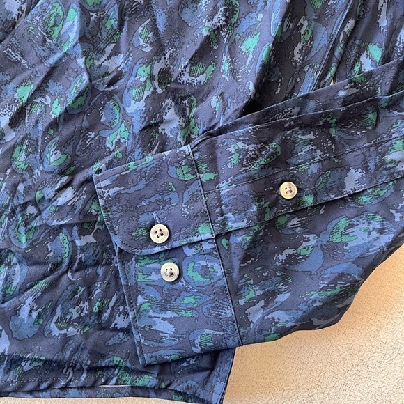 NWT Perry Ellis Motion Performance Shirt M - Picture 3 of 9